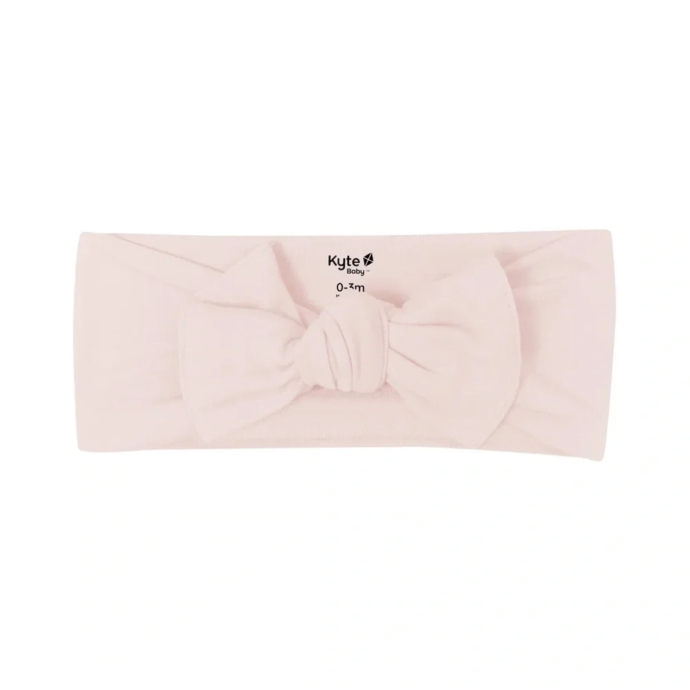 Kyte Baby Bow in Blush ( 0-3 months )
